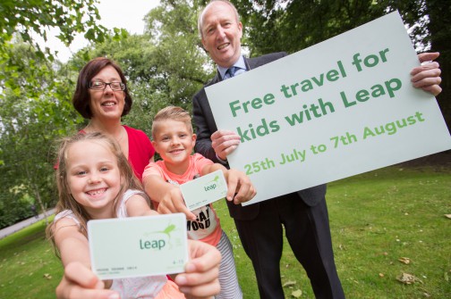 Free travel for kids with Leap - 25 July to 7 August 2016