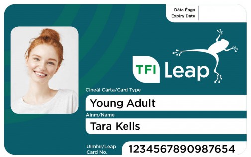 Image of a Young Adult Leap Card